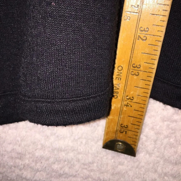 AnyBody Black Sheer Small Crossover Top - Picture 11 of 13